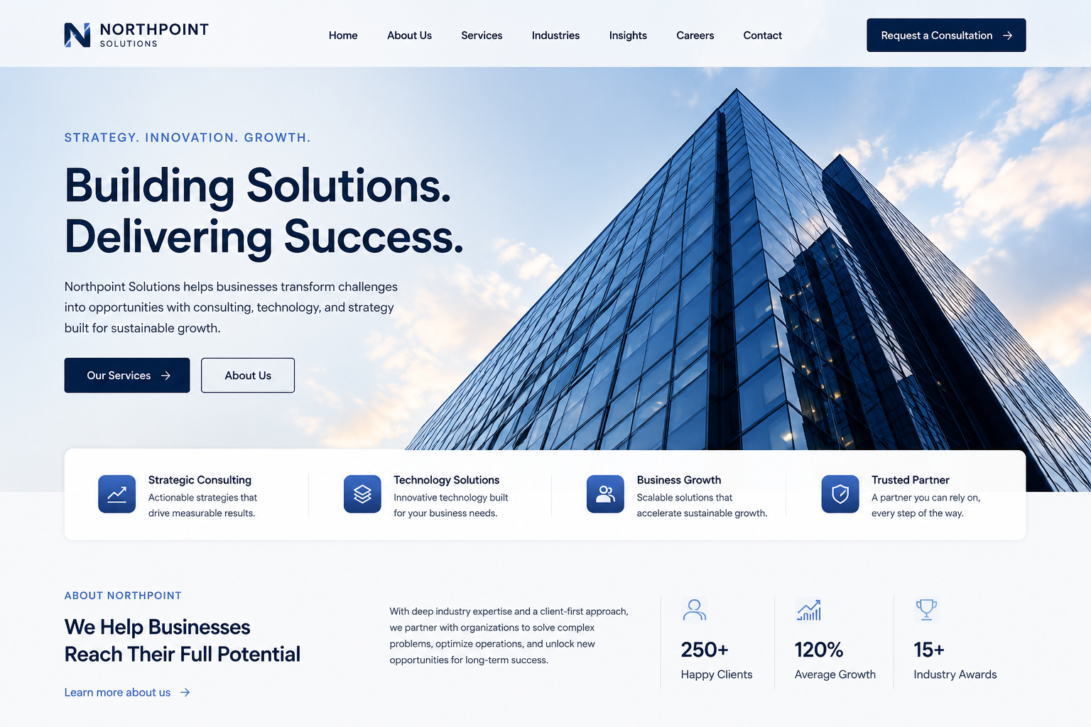 Business Website Concept