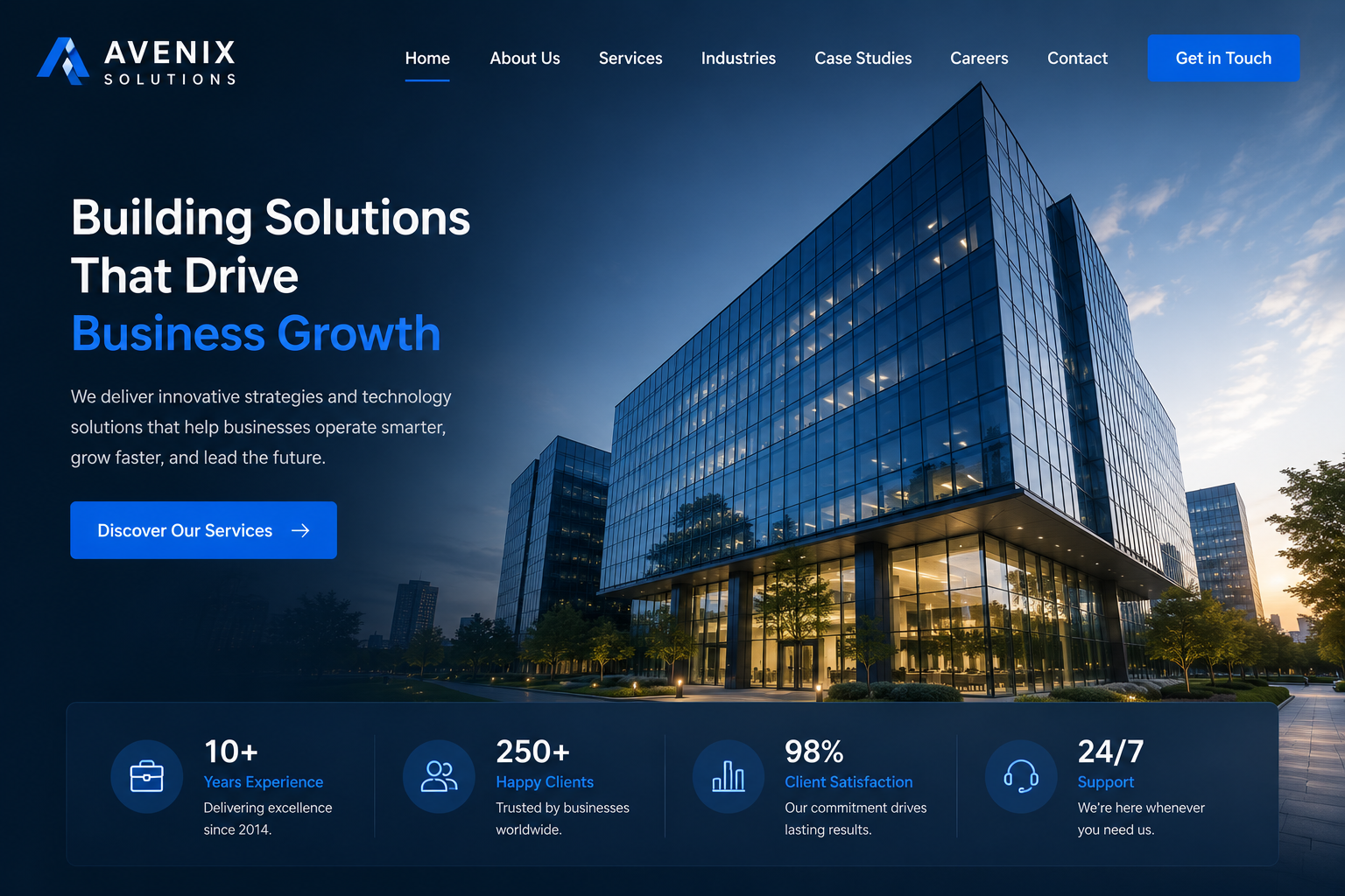 Corporate Website Concept