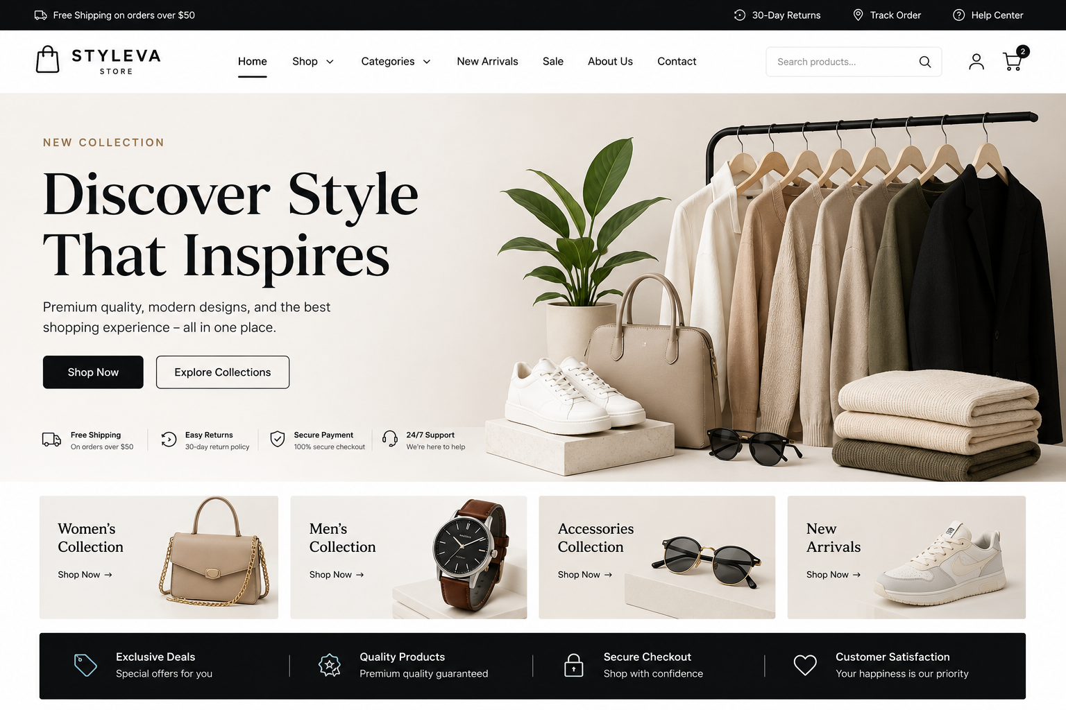 E-Commerce Website Concept